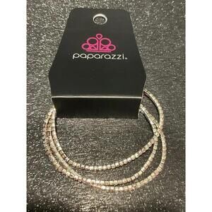Paparazzi NWT 3 Separate Piece Stretchy Pink Bling Bracelet